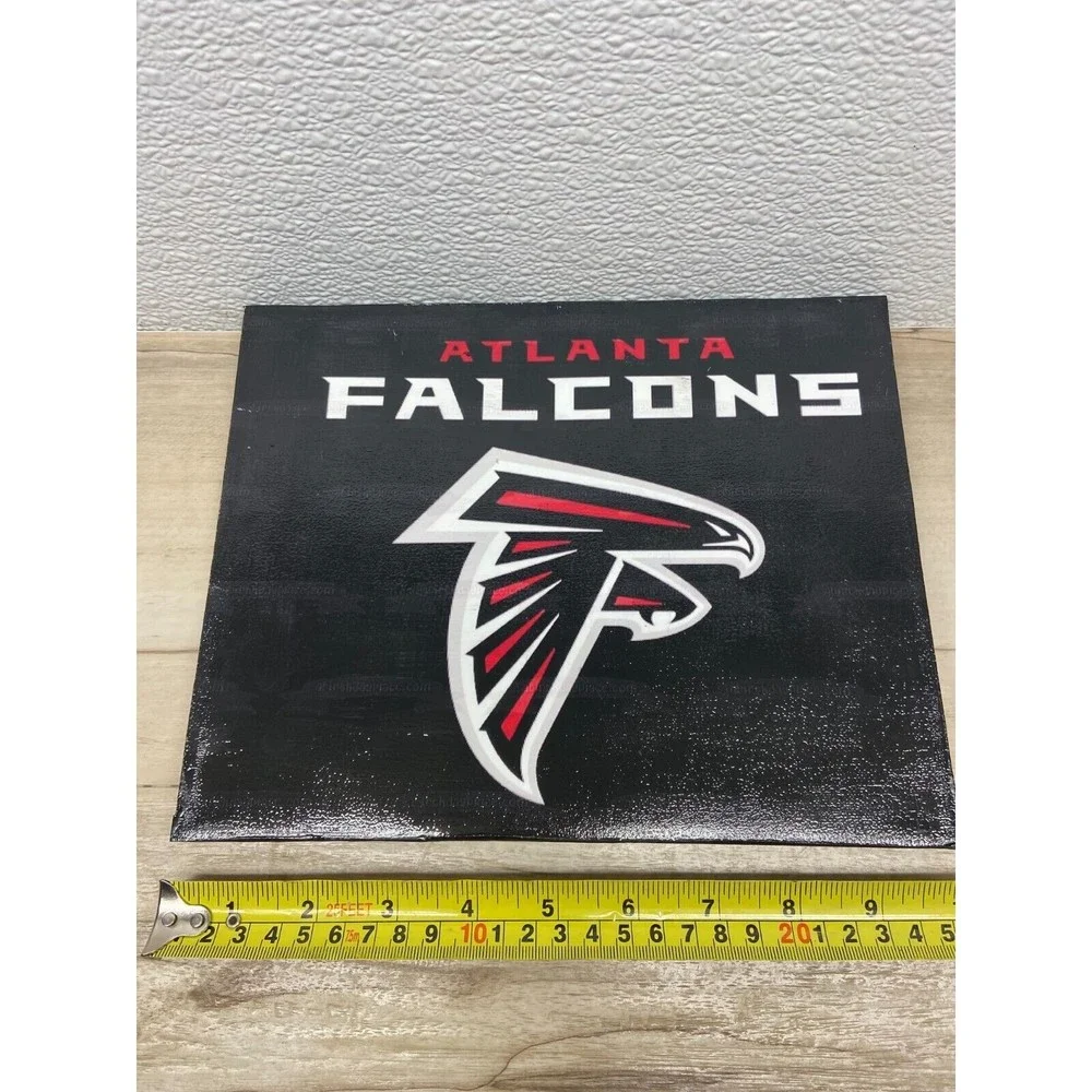 NFL Atlanta Falcons Framed Logo Sign Painting Wall Decor